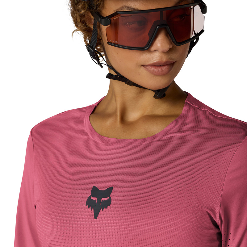 KOSZULKA ROWEROWA DAMSKA FOX FLEXAIR BERRY L