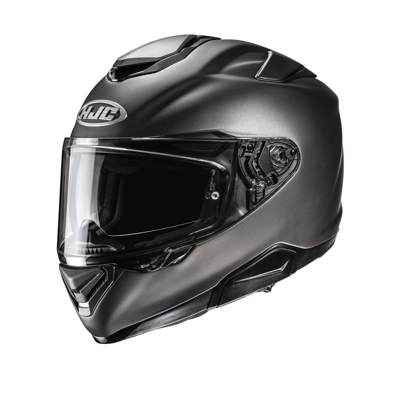 KASK MOTOCYKLOWY HJC RPHA72 SOLID SEMI FLAT TITANIUM S