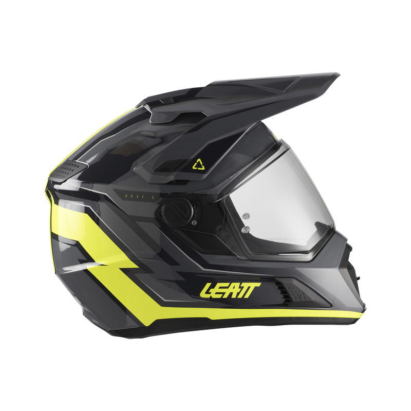 KASK MOTOCYKLOWY Z GOGLAMI LEATT ADV 7.5 HI-VIZ YELLOW