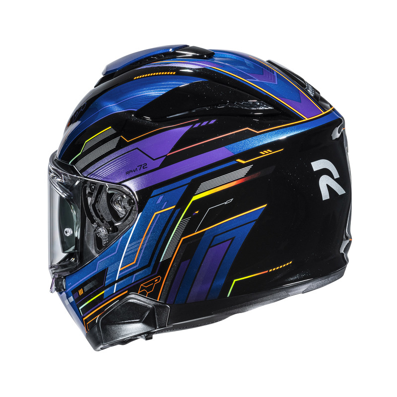 KASK MOTOCYKLOWY HJC RPHA72 KOSIS BLUE BLACK L