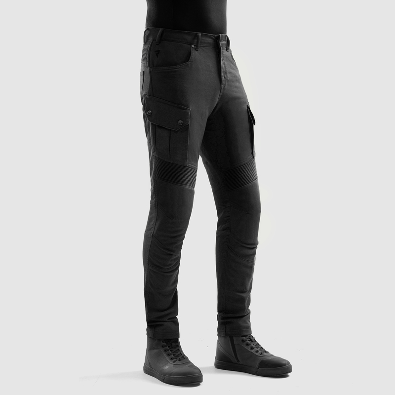 JEANSY MOTOCYKLOWE REBELHORN FASTER BLACK
