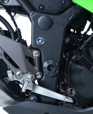 OSŁONA WAHACZA RG RACING KAWASAKI NINJA 300/NINJA 250 13-17/Z250 13-18/Z300, 3 CZĘŚCI BLACK