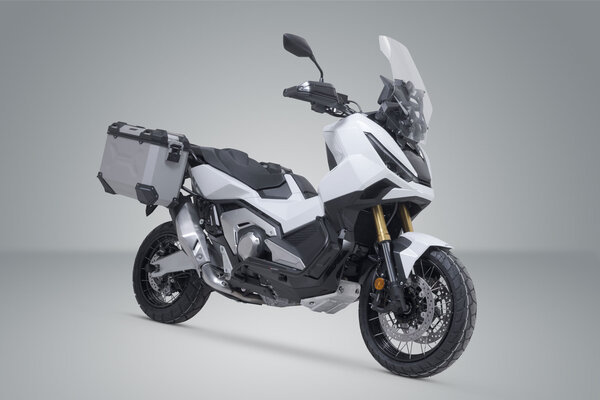 ZESTAW KUFRA CENTRALNEGO TRAX ADV SW-MOTECH 37/37 L. HONDA X-ADV (24-) SILVER