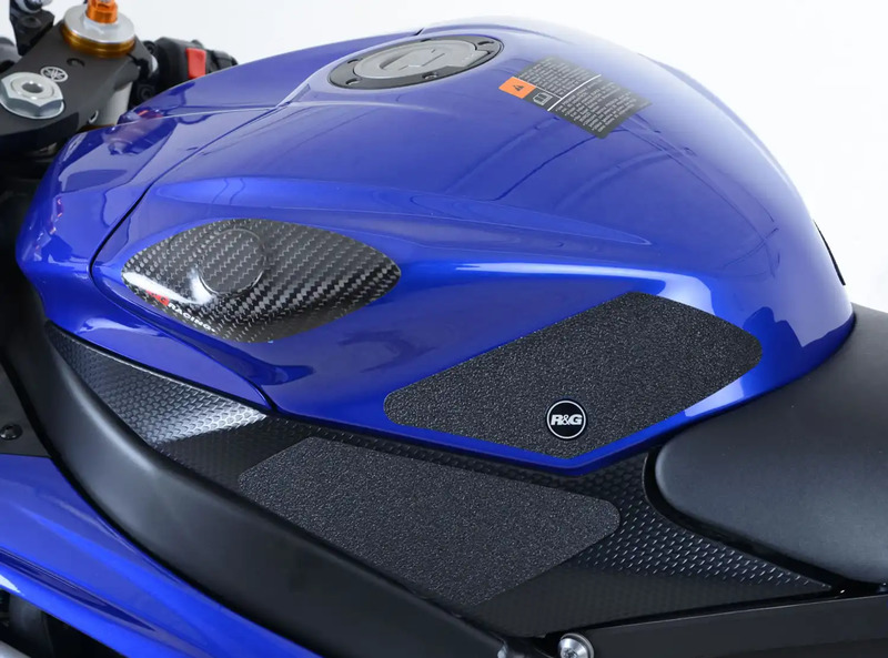 NAKLEJKA NA BAK TANKPAD ANTYPOŚLIZGOWY 4 CZĘŚCI RG RACING YAMAHA YZF-R6 (12-14) CLEAR