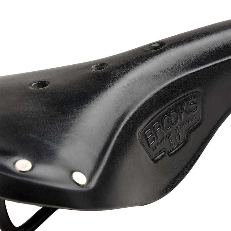 SIODEŁKO SKÓRZANE BROOKS B17 BLACK