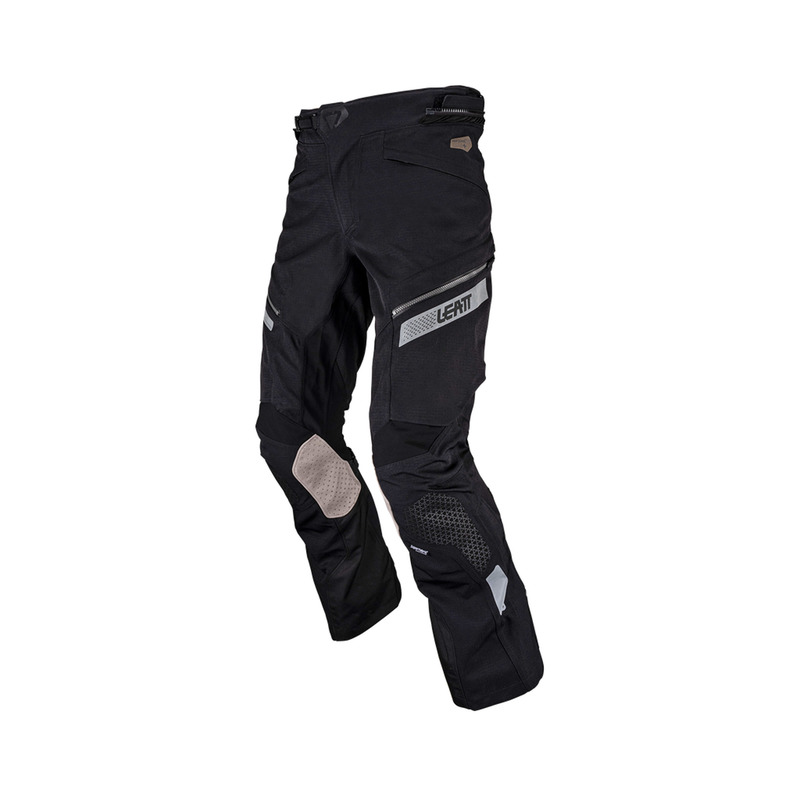 SPODNIE MOTOCYKLOWE TEKSTYLNE LEATT ADV DRITOUR 7.5 STEALTH BLACK GREY