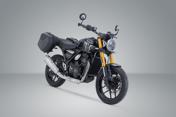 ZESTAW KUFRÓW BOCZNYCH URBAN ABS I STELAŻY SW-MOTECH TRIUMPH SPEED 400 (23-) 2X165L