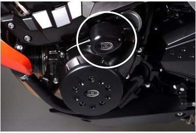 CRASHPADY AERO RG RACING KAWASAKI Z1000 07- 09, Z750R BLACK