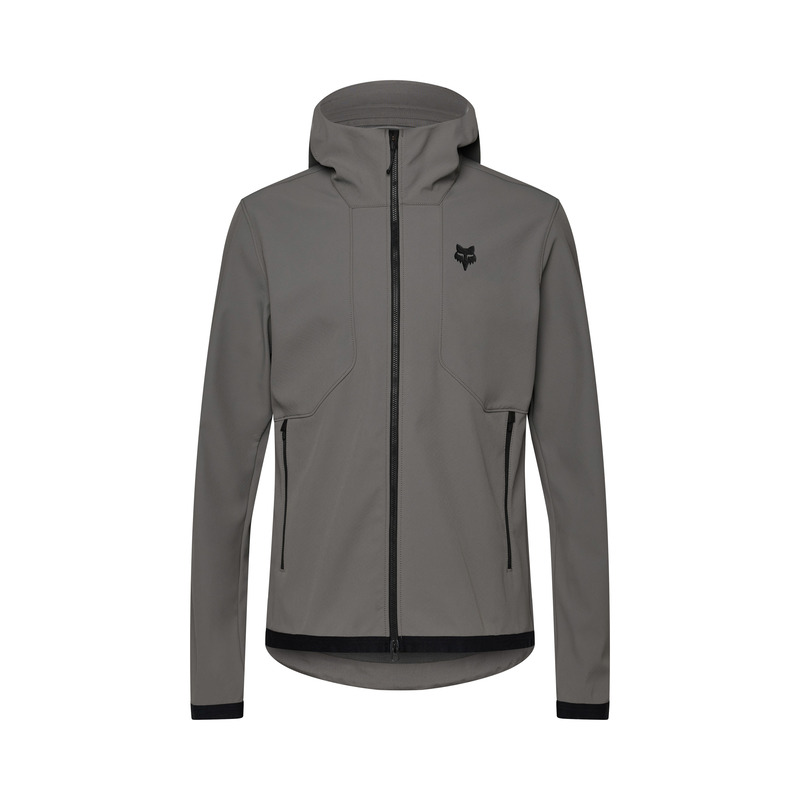 BLUZA ROWEROWA Z KAPTUREM FOX RANGER FIRE HOODIE PEWTER L
