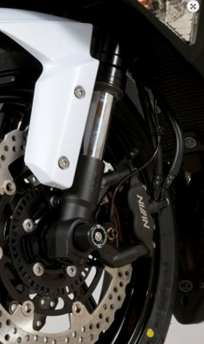 SLIDERY PRZEDNIEGO ZAWIESZENIA RG RACING KAWASAKI ZX-6R/636 13- BLACK