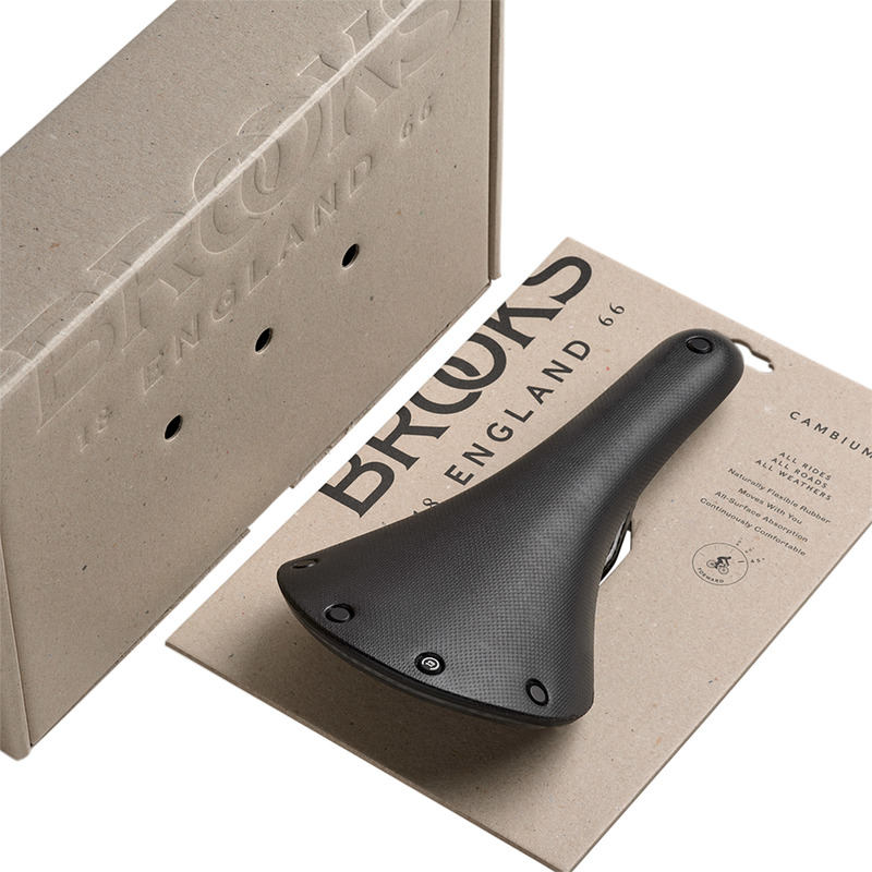SIODEŁKO CAMBIUM BROOKS C13 CARVED BLACK 145MM