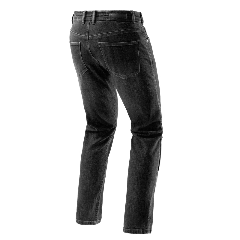 JEANSY MOTOCYKLOWE REBELHORN CLASSIC WASHED BLACK MONOLAYER