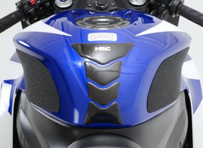 NAKLEJKA NA BAK TANKPAD ANTYPOŚLIZGOWY 2 CZĘŚCI RG RACING HONDA CBR600RR (07-12) BLACK