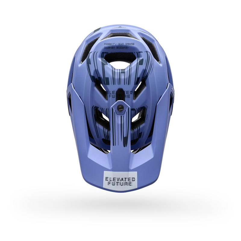 KASK ROWEROWY FOX PROFRAME RS DIFFUSE PURPLE DOVE L