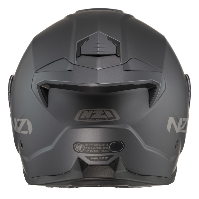KASK MOTOCYKLOWY NZI COMBI 3 DUO ANTRACITE MATT S