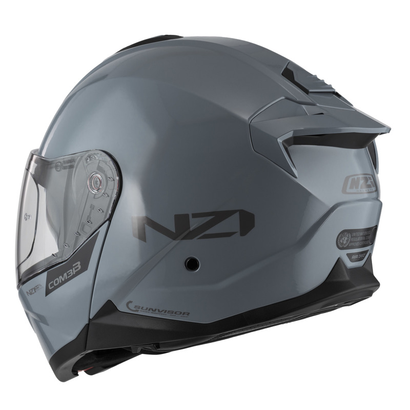 KASK MOTOCYKLOWY NZI COMBI 3 DUO NARDO GREY L