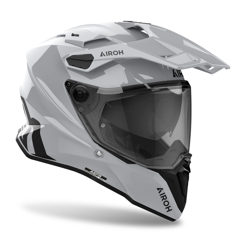 KASK MOTOCYKLOWY AIROH COMMANDER 2 COLOR CEMENT GREY GLOSS