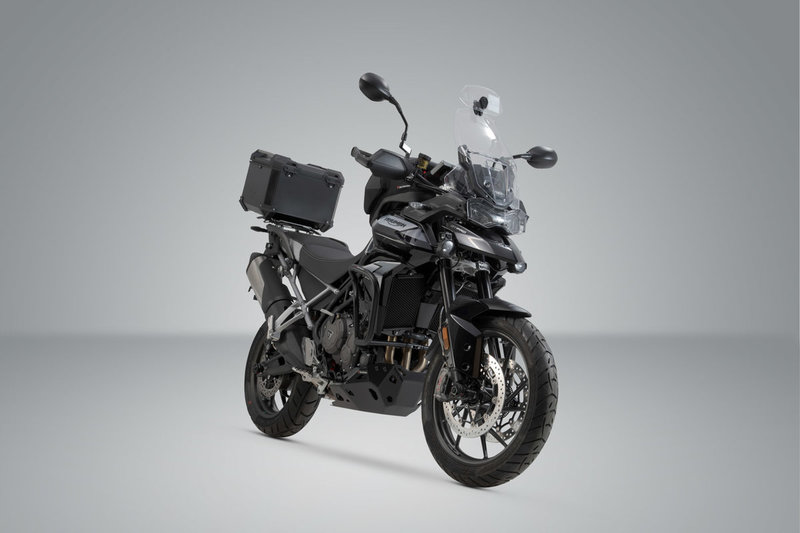 ZESTAW KUFRA CENTRALNEGO TRAX ADV SW-MOTECH TRIUMPH TIGER 900 (19-23)/ 1200 (22-) BLACK