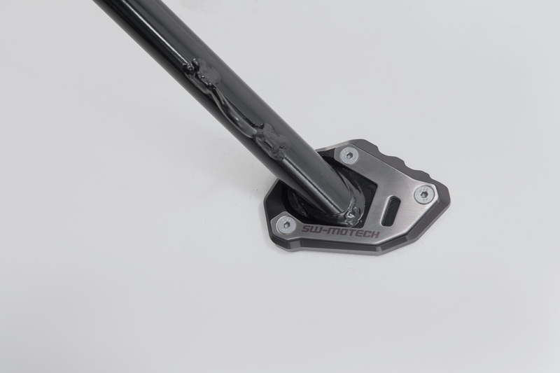 NAKŁADKA NÓŻKI BOCZNEJ SW-MOTECH KTM/ HUSQVARNA MODELS BLACK/SILVER