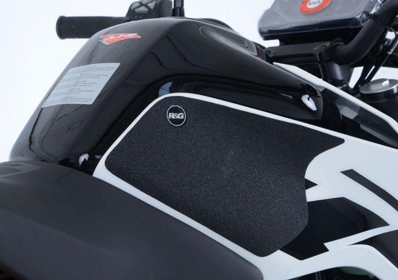 NAKLEJKA NA BAK TANKPAD ANTYPOŚLIZGOWY 2 CZĘŚCI RG RACING KTM DUKE 125 (17-) BLACK