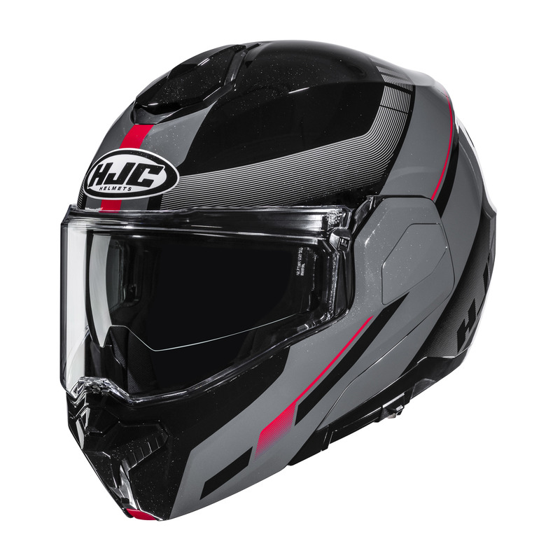KASK MOTOCYKLOWY HJC I101 MIRA GREY RED S
