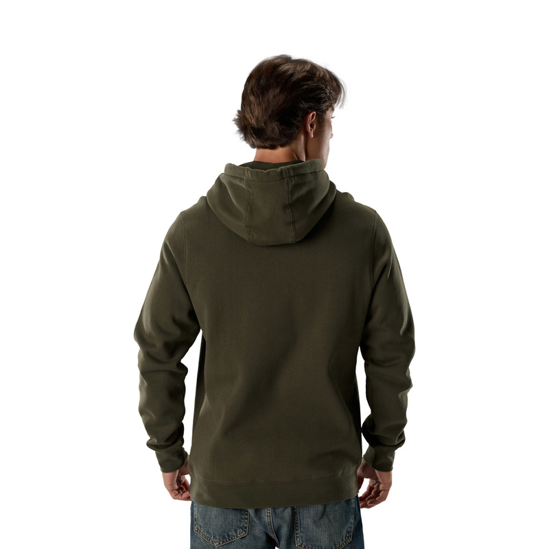 BLUZA Z KAPTUREM FOX HEAD FLEECE PO OLIVE GREEN