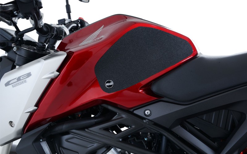 NAKLEJKA NA BAK TANKPAD ANTYPOŚLIZGOWY 2 CZĘŚCI RG RACING HONDA CB125R 18- BLACK