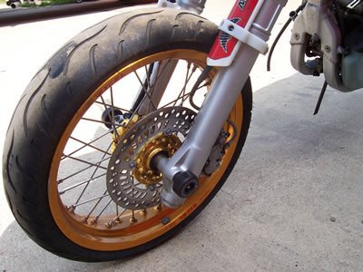 SLIDERY PRZEDNIEGO ZAWIESZENIA RG RACING HONDA XR 650R BLACK