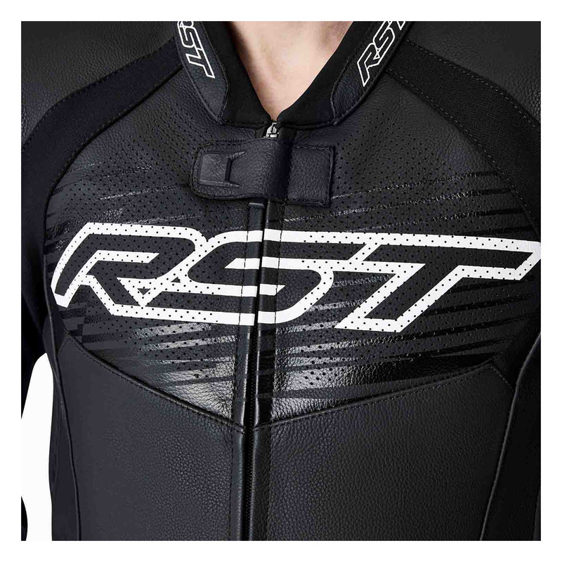 KURTKA MOTOCYKLOWA SKÓRZANA RST TRACTECH EVO D3O BLACK WHITE S