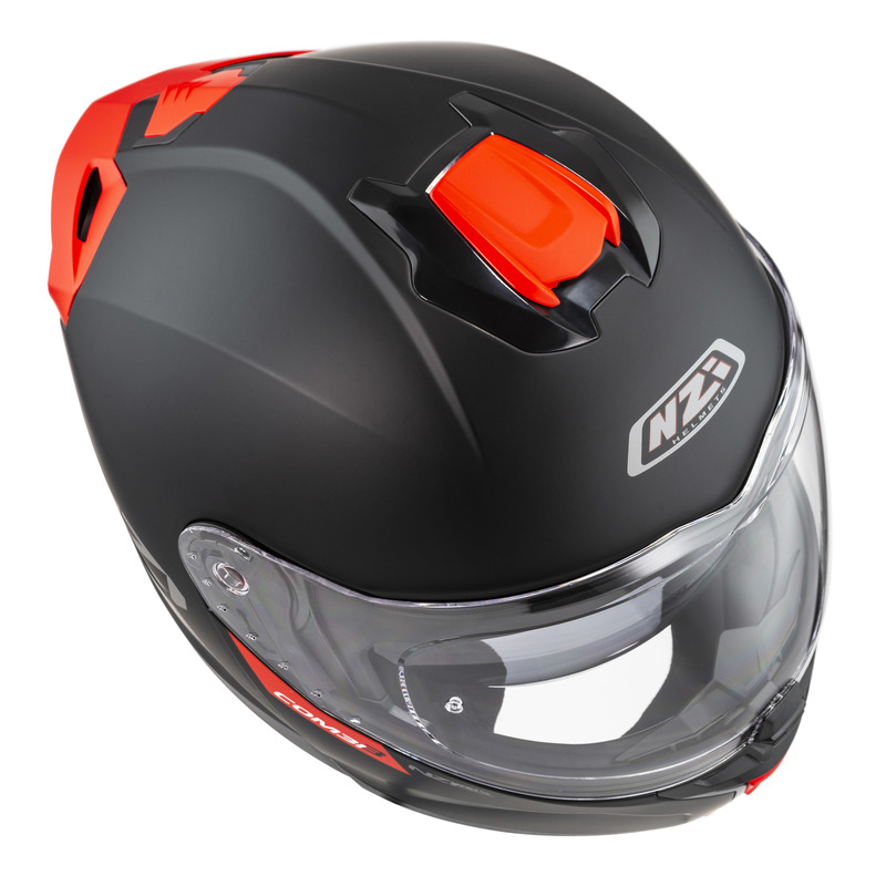 KASK MOTOCYKLOWY NZI COMBI 3 DUO SOLID NOUVEAU MATT BLACK L
