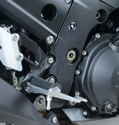 OSŁONA WAHACZA RG RACING KAWASAKI ZZR1400 (ZX-14) 2012-, 2 CZĘŚCI BLACK