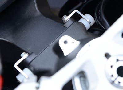 ODBOJNIKI KIEROWNICY RG RACING DUCATI 899/959/1199/1299/V2 PANIGALE/SF V2 22 WHITE