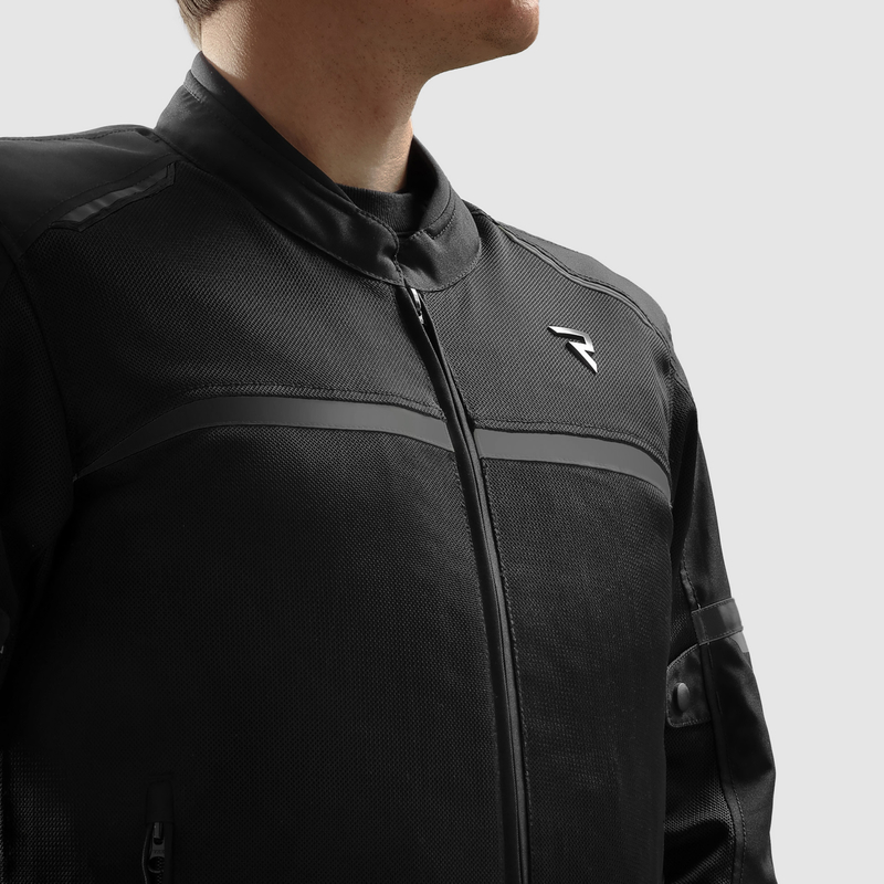 KURTKA MOTOCYKLOWA TEKSTYLNA REBELHORN ECHO BLACK