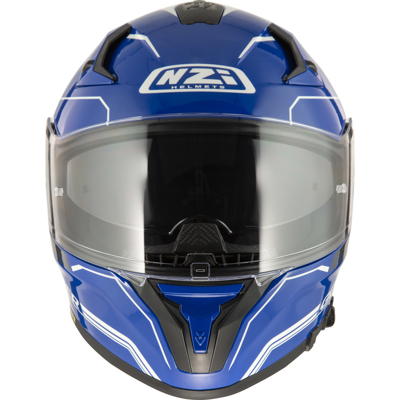 KASK MOTOCYKLOWY NZI GO RIDER STREAM DUO SOLID NOUVEAU BLUE Y S