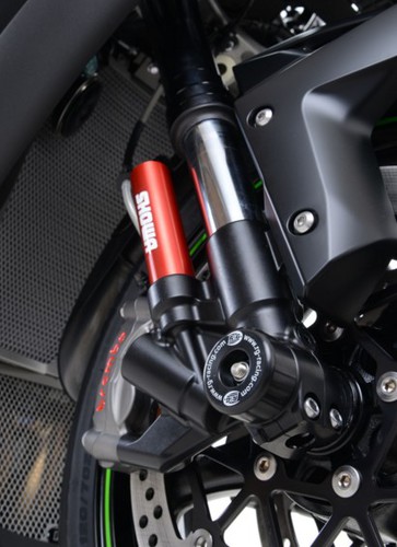 SLIDERY PRZEDNIEGO ZAWIESZENIA RG RACING KAWASAKI ZX-10R 16- BLACK