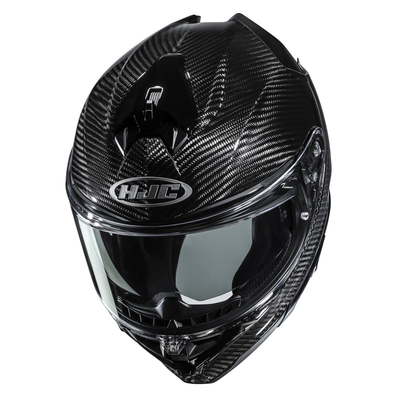 KASK MOTOCYKLOWY HJC F72 SOLID CARBON BLACK