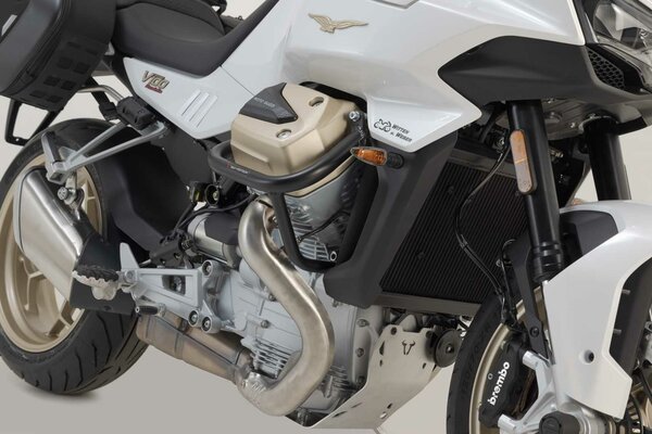 CRASHBAR/GMOL SW-MOTECH MOTO GUZZI V100 MANDELLO/S, STELVIO BLACK