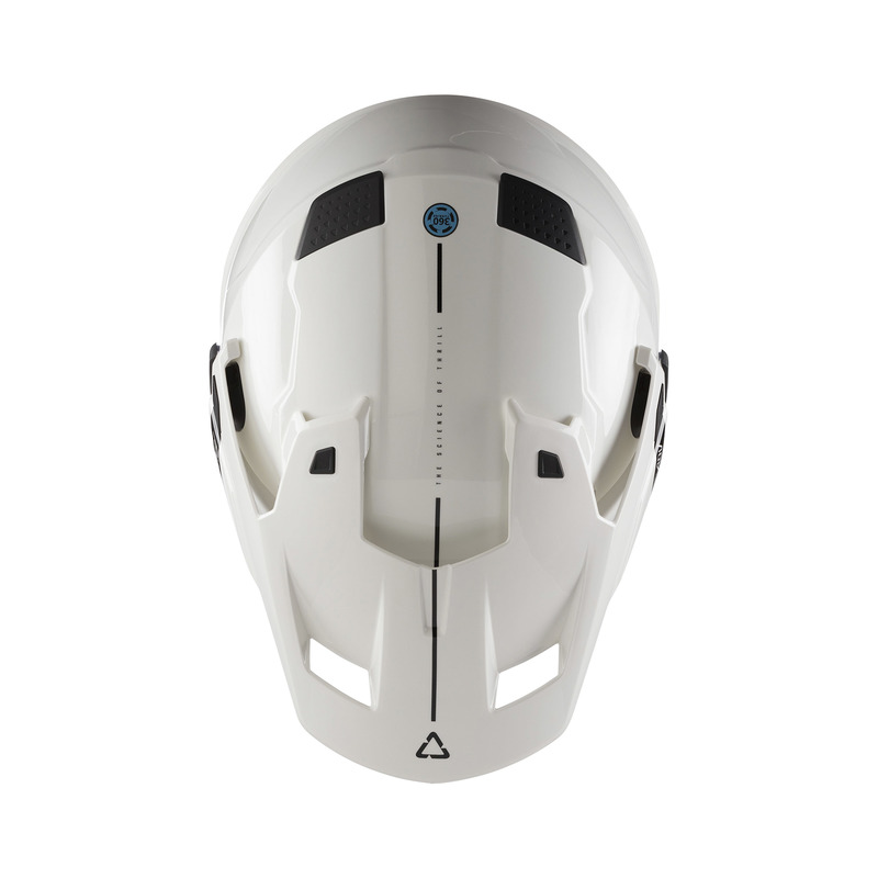 KASK MOTOCYKLOWY Z GOGLAMI LEATT ADV 7.5 WHITE