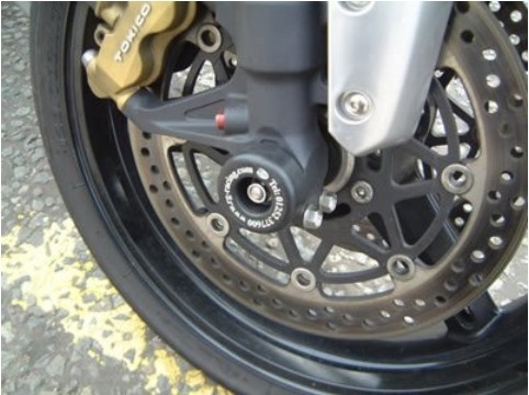 SLIDERY PRZEDNIEGO ZAWIESZENIA RG RACING GSXR K2-K5, SV1000 (NOT GSXR1000K5-K6) BLACK