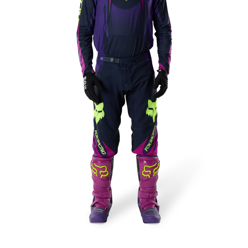 SPODNIE MOTOCYKLOWE FOX 360 TEMPER GRAPE 32