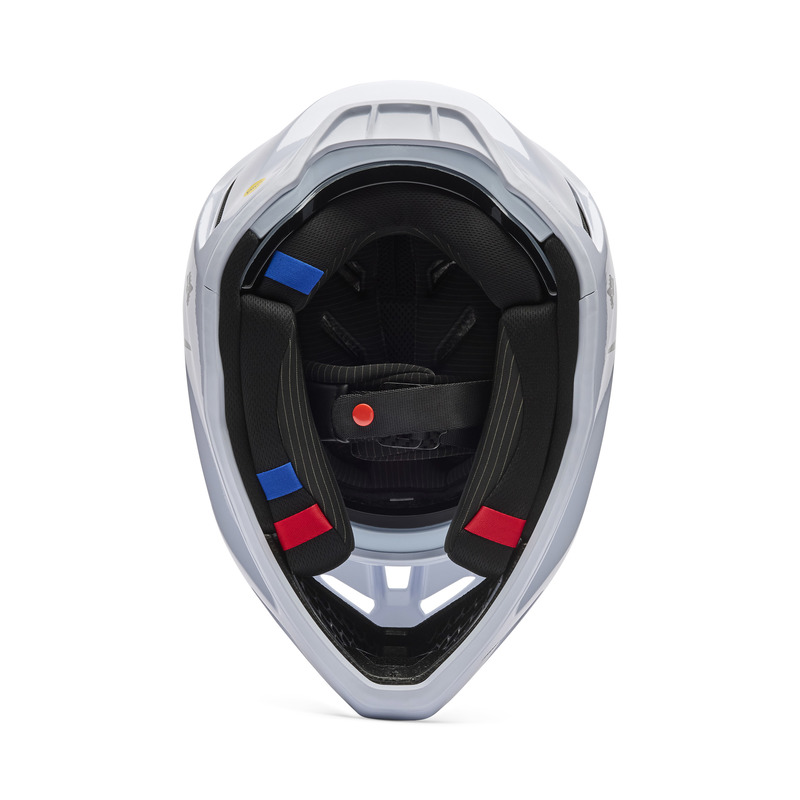 KASK MOTOCYKLOWY FOX V3 RS FRACTURE WHITE