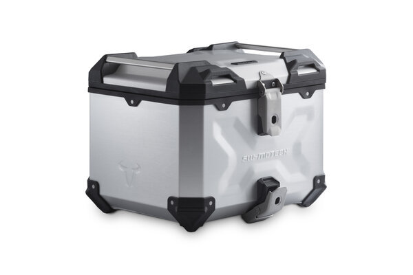ZESTAW KUFRA CENTRALNEGO TRAX ADV SW-MOTECH CFMOTO 800MT (21-) SILVER