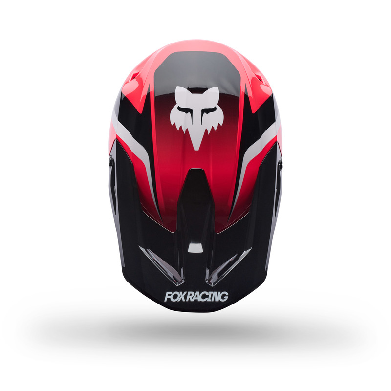 KASK MOTOCYKLOWY JUNIOR FOX V1 FRAME NEON PINK