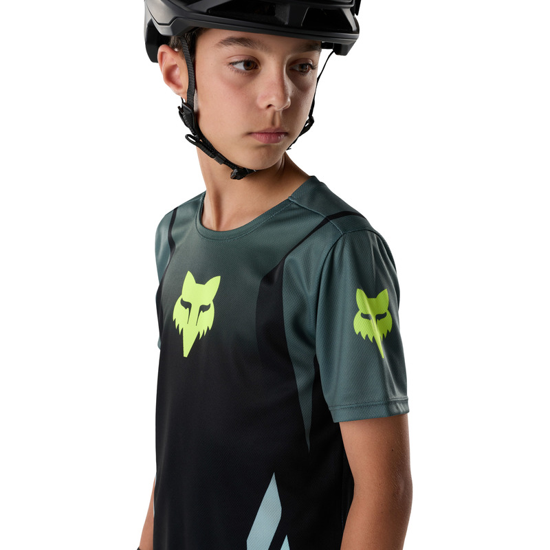 KOSZULKA ROWEROWA JUNIOR FOX RANGER SS FOUNDRY SAGE YXL