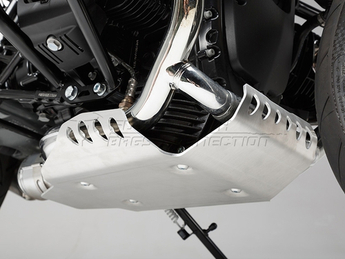 OSŁONA SILNIKA PŁYTA POD SILNIK SW-MOTECH BMW R NINET/SCRAMBLER SILVER