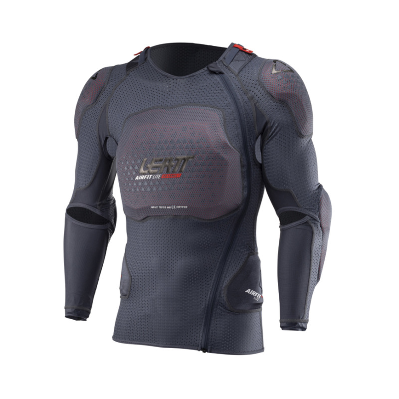 KOSZULKA Z OCHRANIACZAMI LEATT 3DF AIRFIT LITE EVO BLACK (166-172CM)