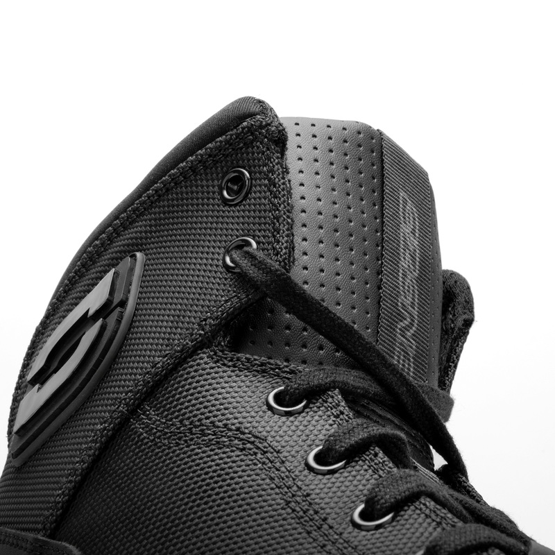 BUTY MOTOCYKLOWE OZONE SPIN BLACK BLACK SOLE