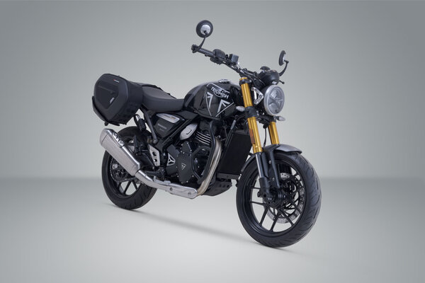 ZESTAW SAKW PRO BLAZE H I STELAŻY SW-MOTECH TRIUMPH SPEED 400 / SCRAMBLER 400 X (23-) BLACK