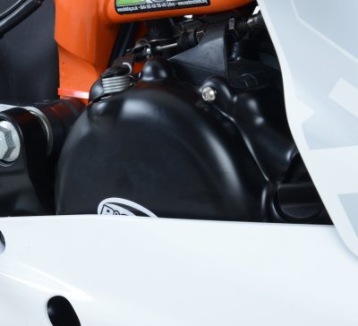 ZESTAW OSŁON SILNIKA RG RACING KTM RC125/200, 125 DUKE 16, 200 DUKE 16- (2 CZĘŚCI) BLACK