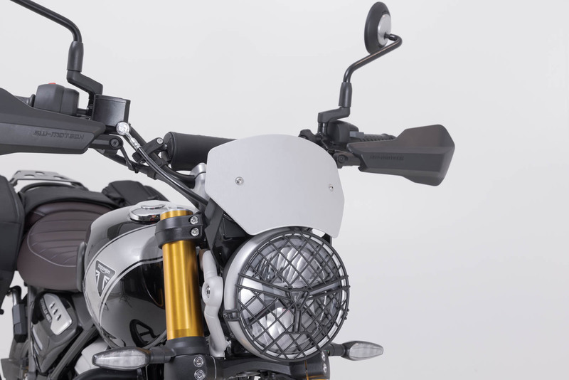 OWIEWKA MOTOCYKLOWA SW-MOTECH TRIUMPH SCRAMBLER 400 X (23-) SILVER